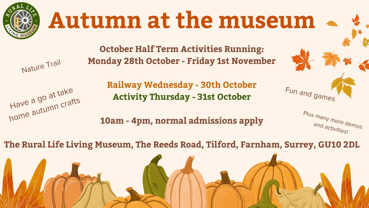 October Half Term - Autumn at the museum