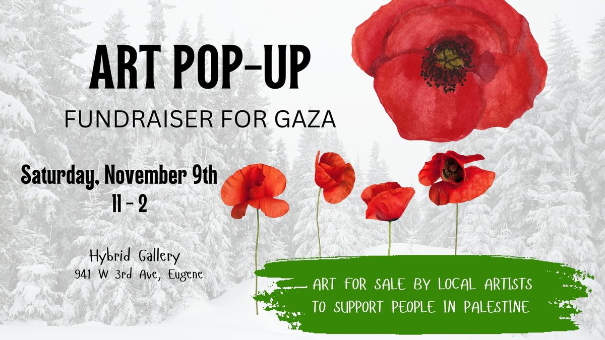 Art Pop-Up Fundraiser for Gaza