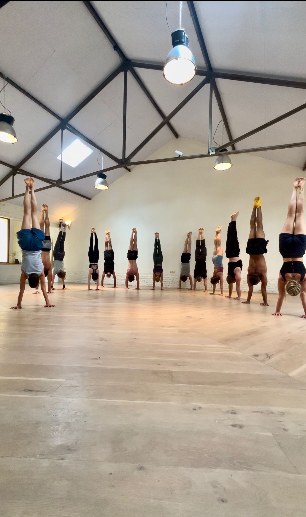 Handstand in Brussels, Belgium