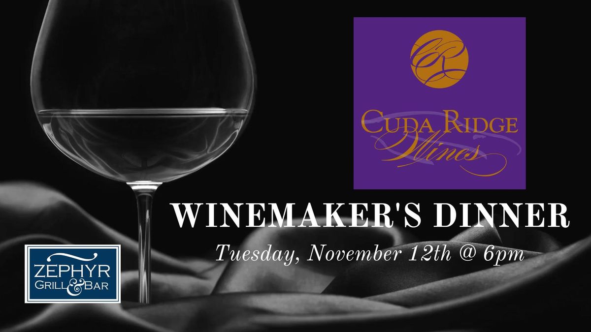 Cuda Ridge Winemaker's Dinner