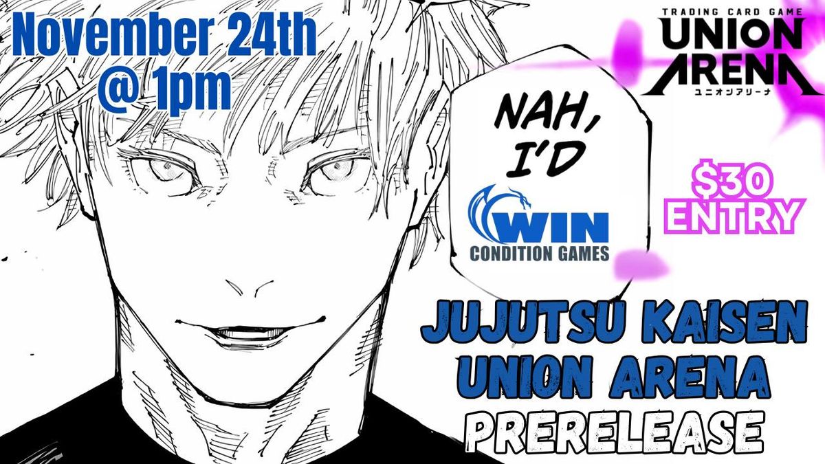 WCG Jujutsu Kaisen Prerelease! Nov 24th