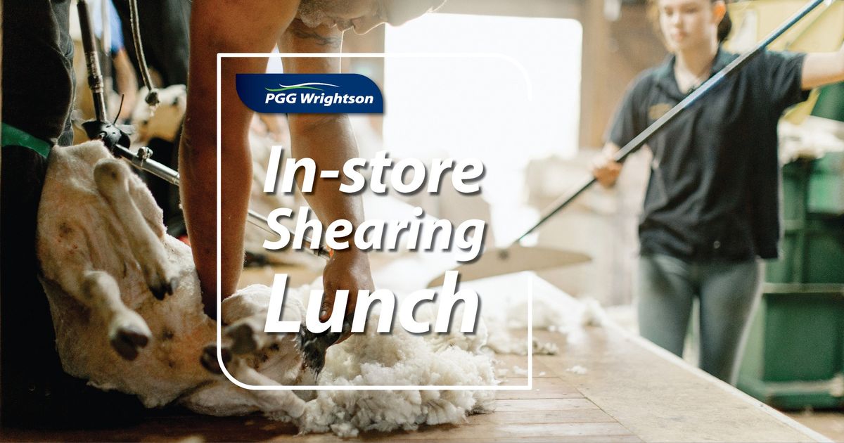 In-store Shearing Lunch - Balcultha | PGG Wrightson