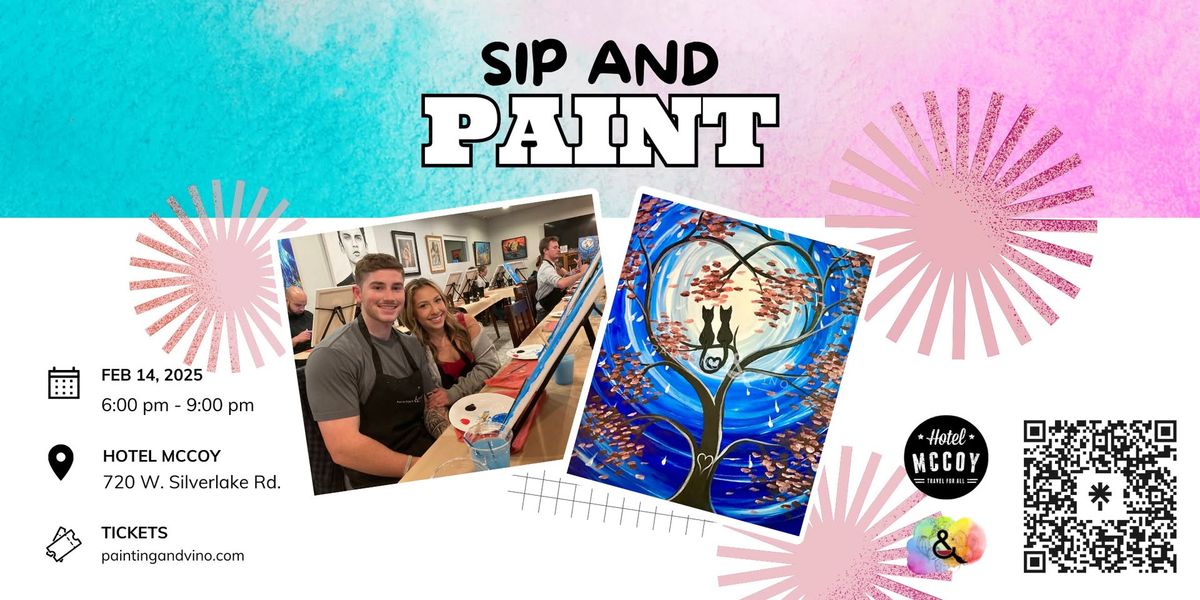 Valentines Paint and Sip at Hotel McCoy