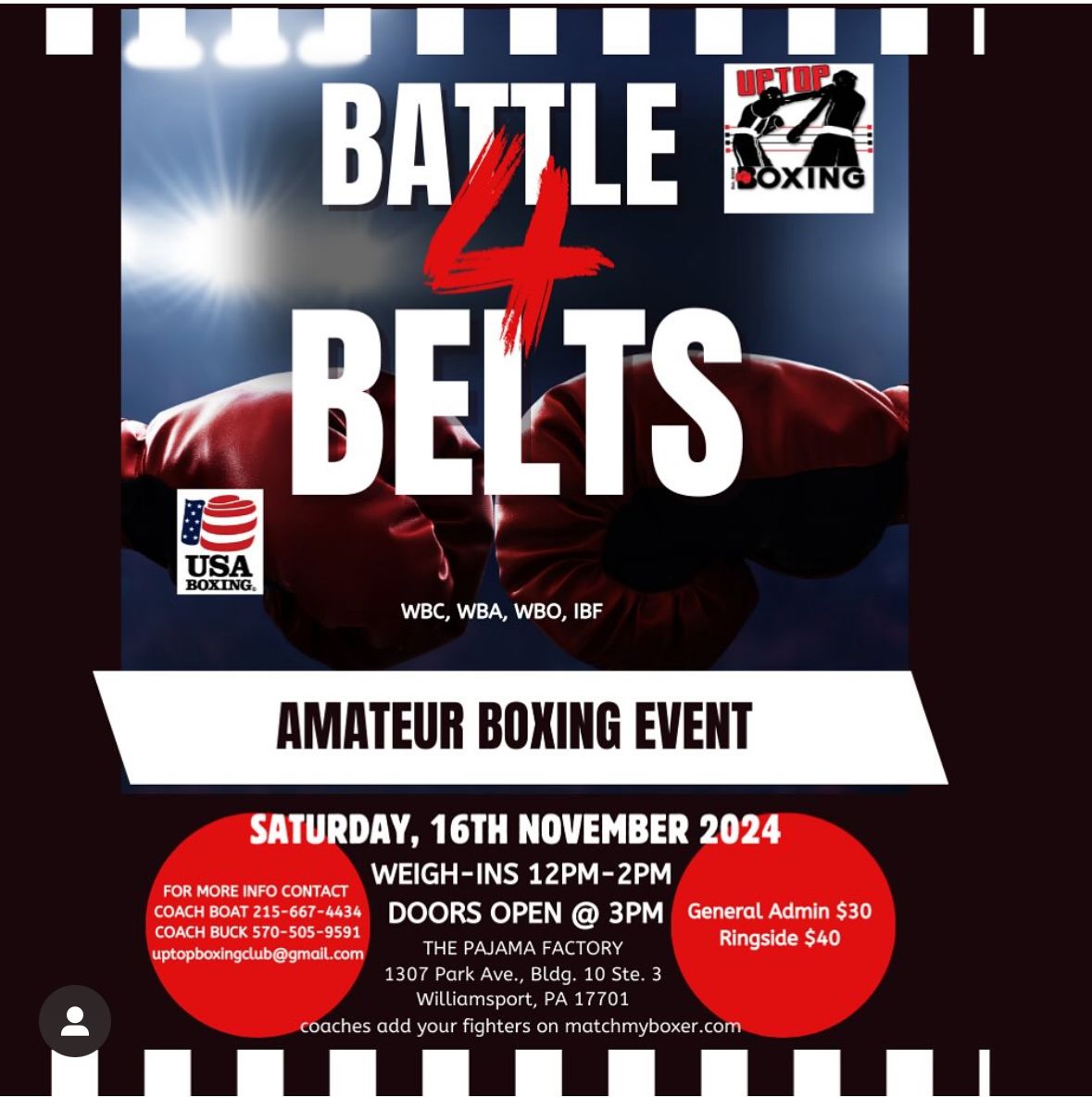 BATTLE 4 BELTS