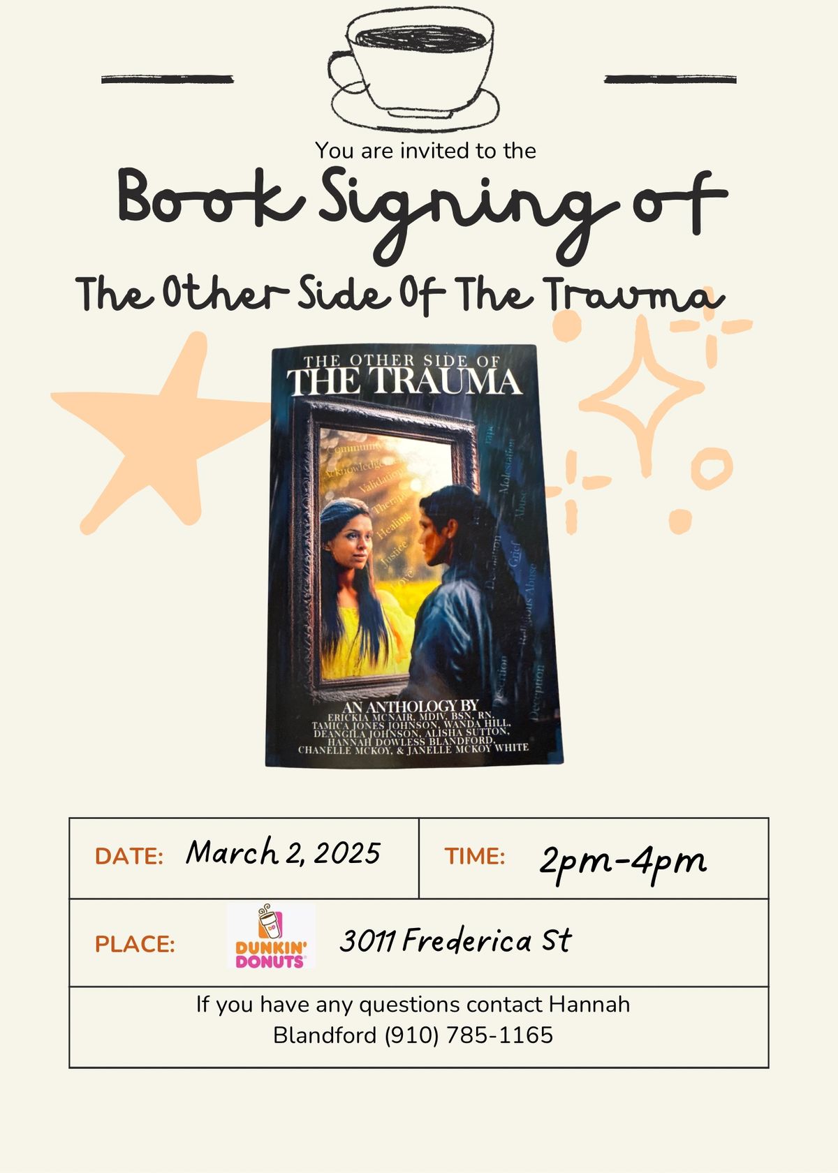 Book Signing @ Dunkin\u2019 