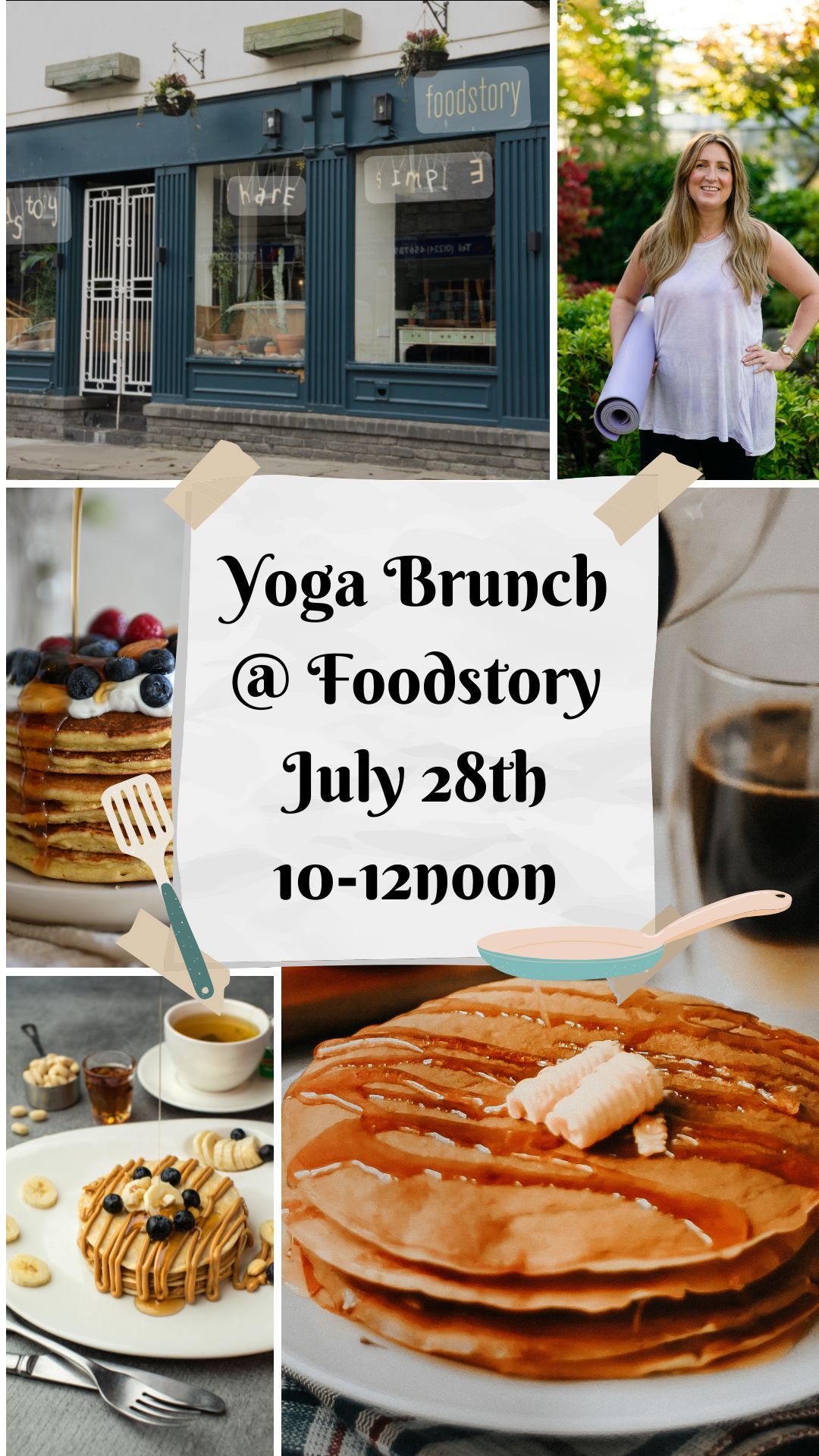 Yoga Brunch @ Foodstory - Sunday 28th July - 10-12noon