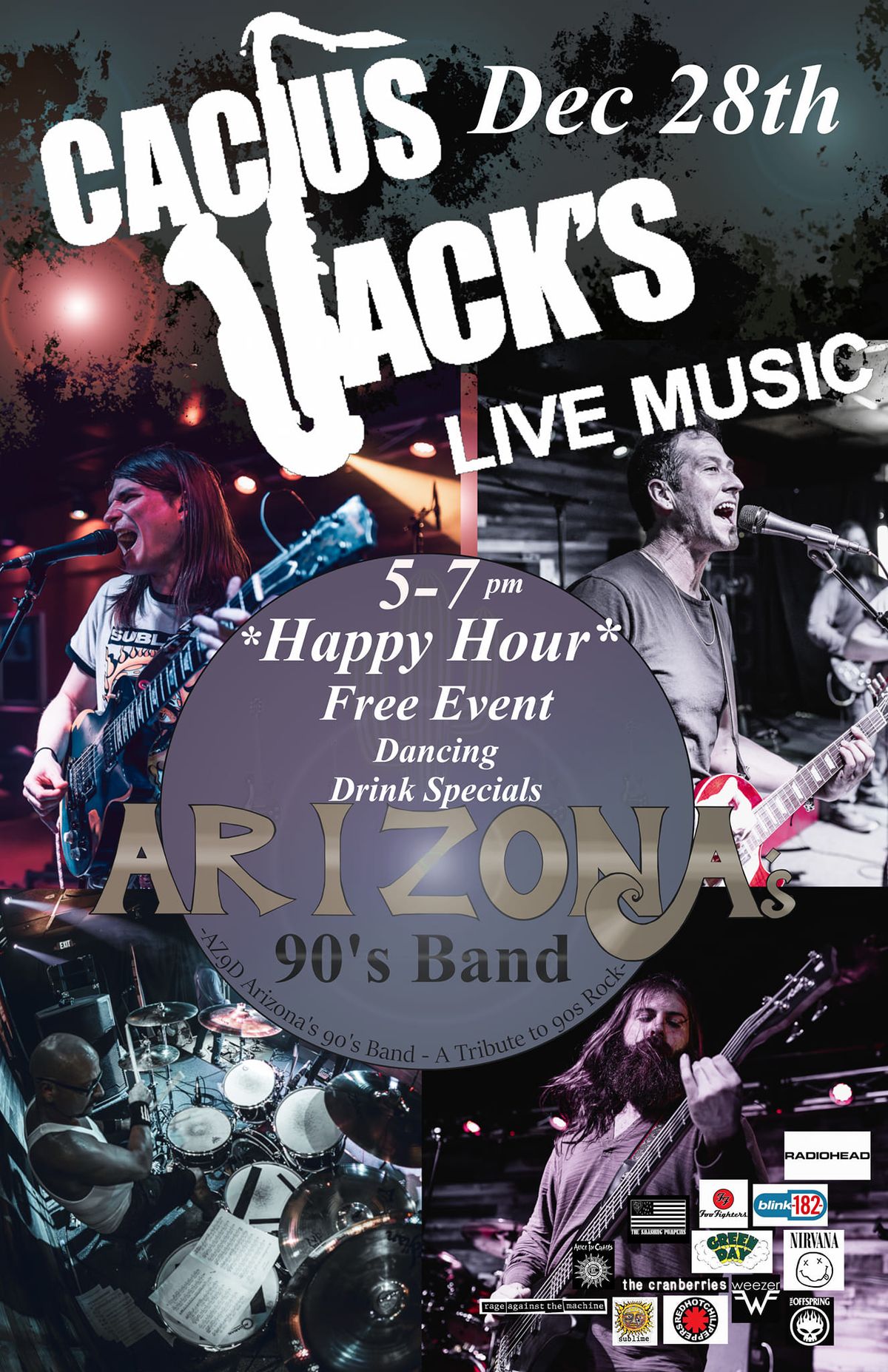 CactusJack's live music Happy hour 