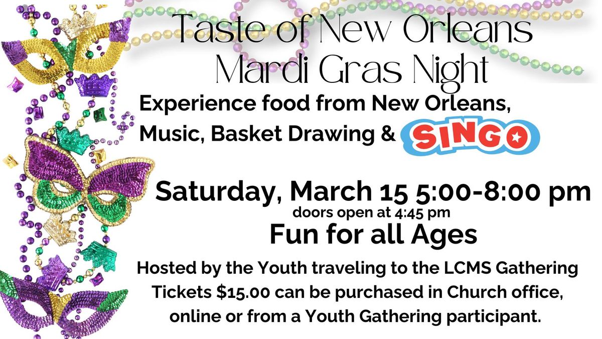 Taste of New Orleans -Mardi Gras Event 