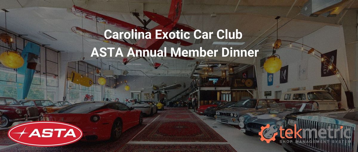 Carolina Exotic Car Club ASTA Annual Member Dinner