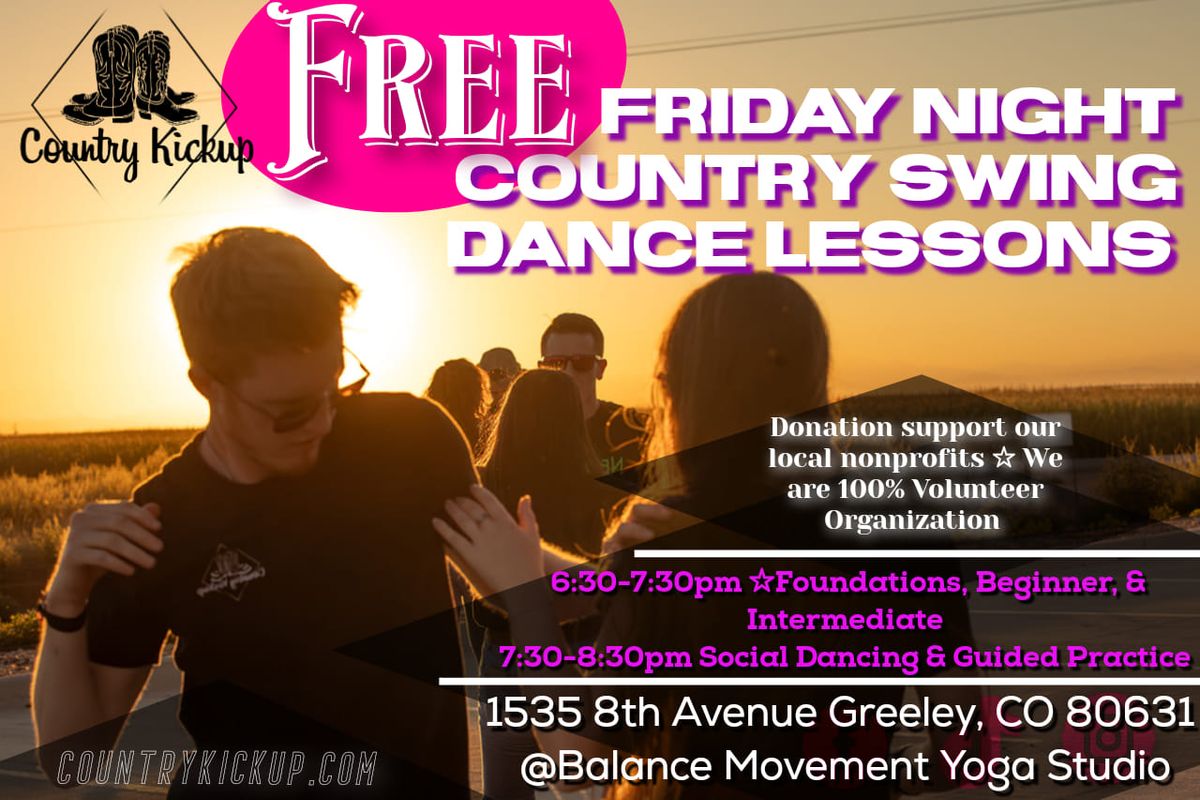 Country Swing Dancing Lessons & Social Dancing 