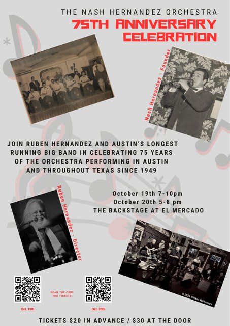 THE NASH HERNANDEZ ORCHESTRA - 75th ANNIVERSARY CELEBRATION