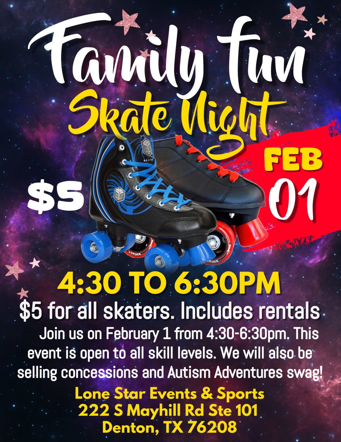 Family Fun Skate Night