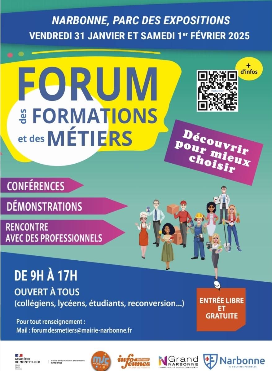 Forum des formations et des m\u00e9tiers 