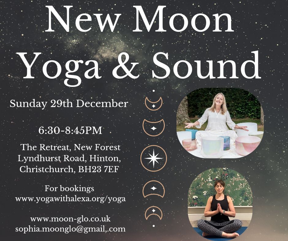 New Moon Yoga and Alchemy Crystal Sound Bowls 