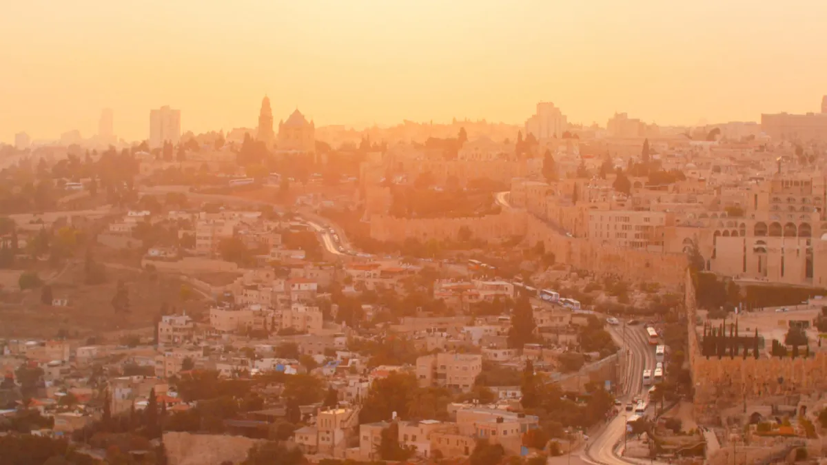 Aaron Shust in Jerusalem