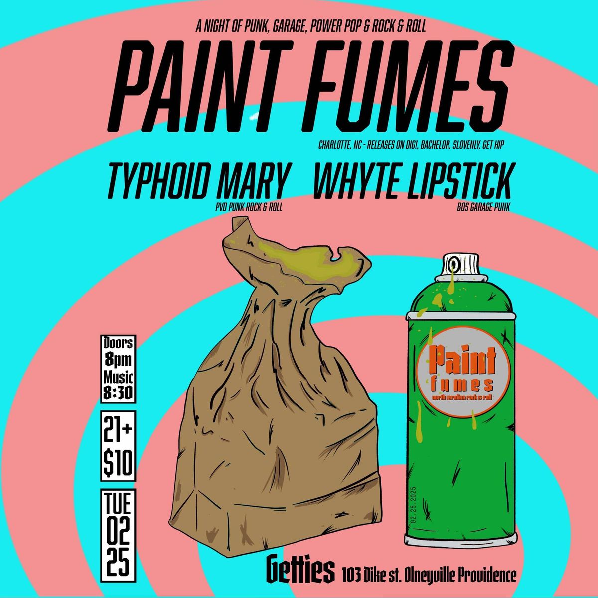 Paint Fumes, Typhoid Mary & Whyte Lipstick