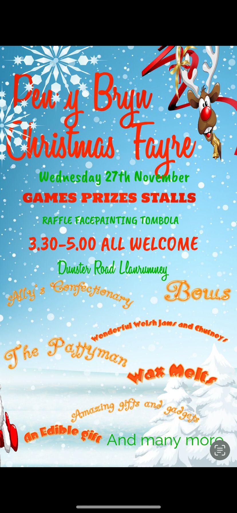 Pen y Bryn Christmas Fayre 