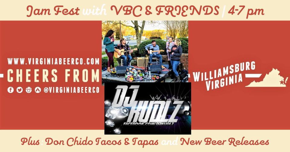 Saturday Jam Fest featuring VBC & Friends!, The Virginia Beer Company