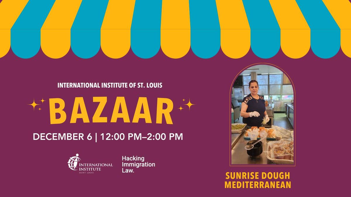 Community Bazaar with SunRise Dough 