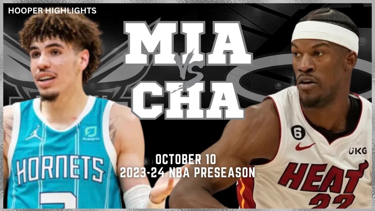 NBA Preseason - Miami Heat at Charlotte Hornets