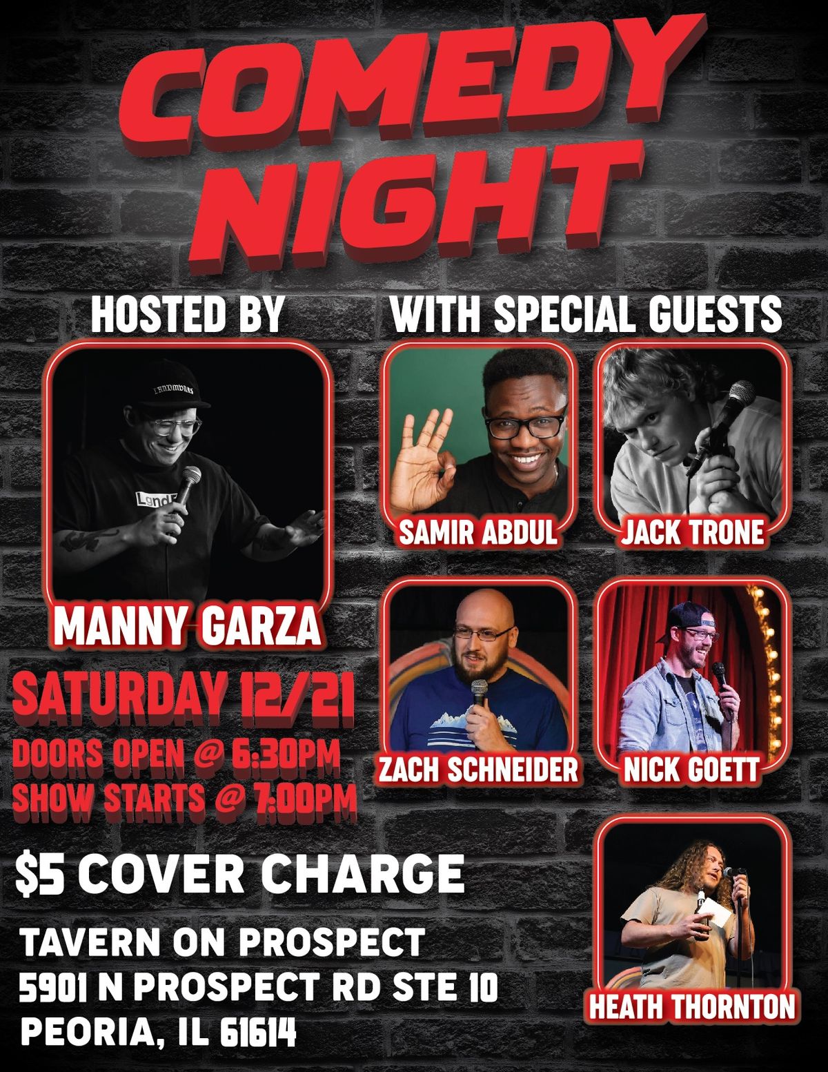 Comedy Night at Tavern on Prospect