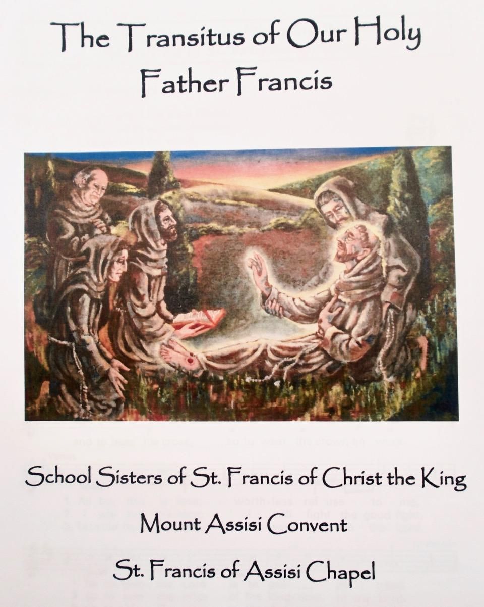 Transitus of St. Francis of Assisi