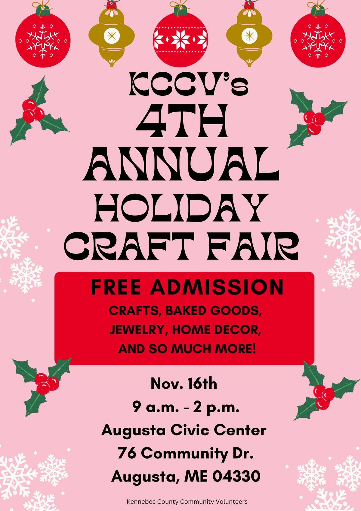 4th Annual Holiday Craft Fair