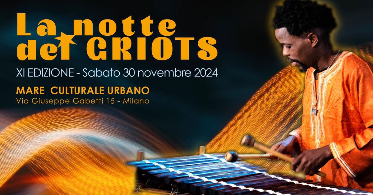 La notte dei Griots XI edizione