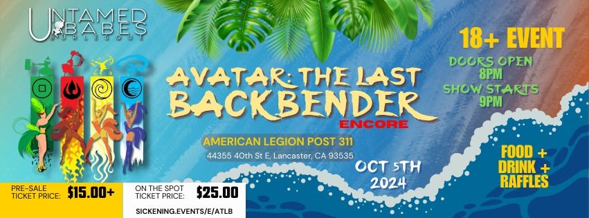 Avatar the Last Backbender Cabaret & Drag Show