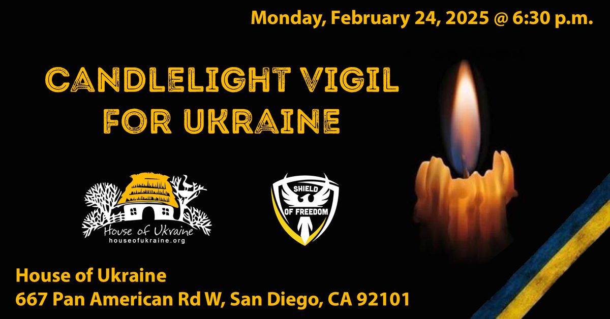 Candlelight Vigil for Ukraine