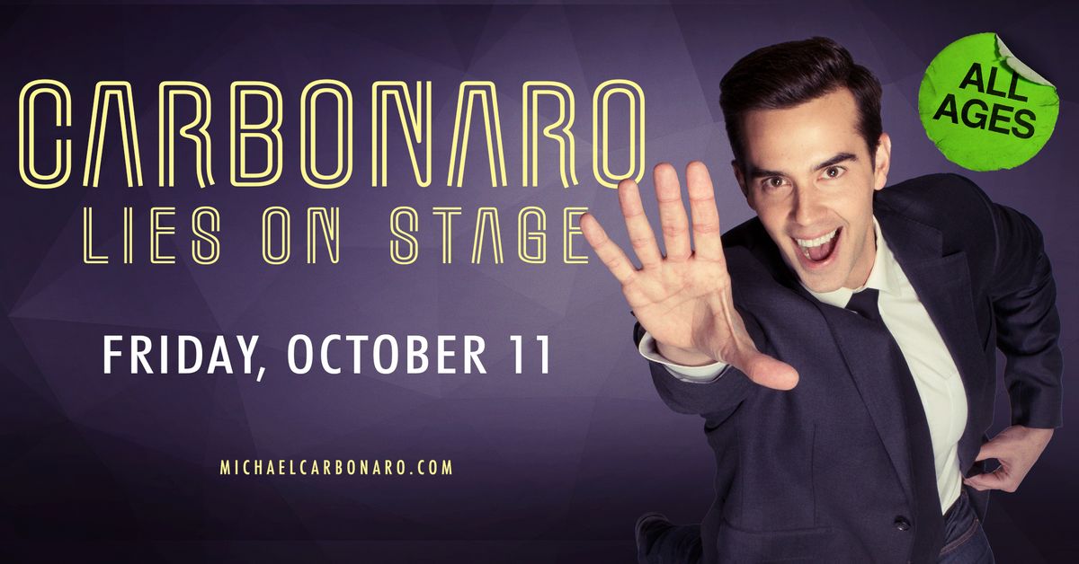 Michael Carbonaro: Lies On Stage Tour