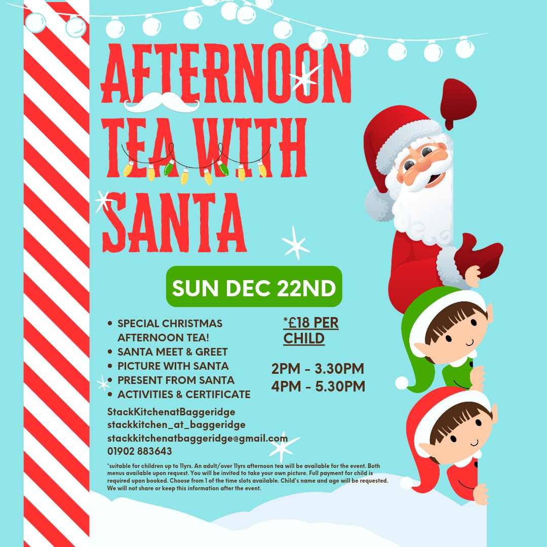 Afternoon Tea With Santa 