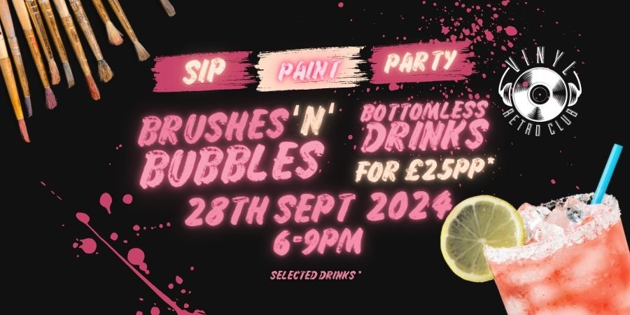 Brushes 'N' Bubbles | Sip, Paint, Party