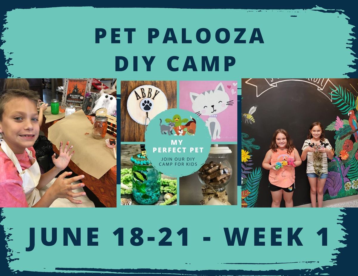  Pinspiration Summer Camp 2024 - Week 1: Pet Palooza - Ages 6-10