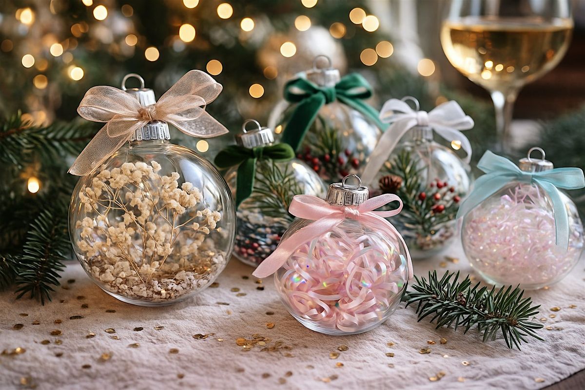 Sip and Create Holiday Keepsake Ornaments