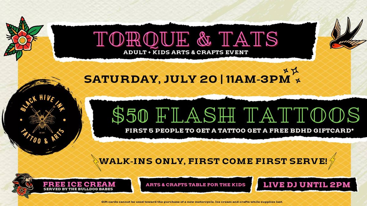 Torque & Tats | Flash Tattoo Event