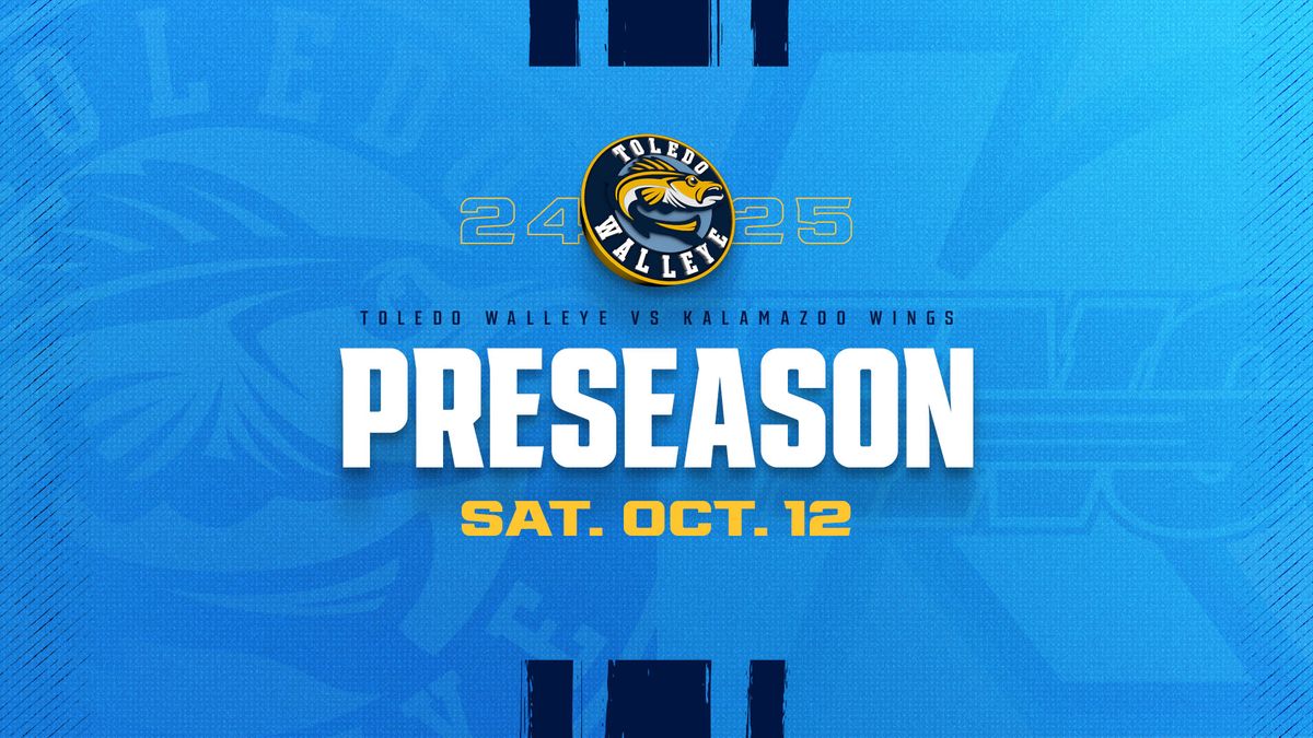 Preseason: Walleye vs. Wings