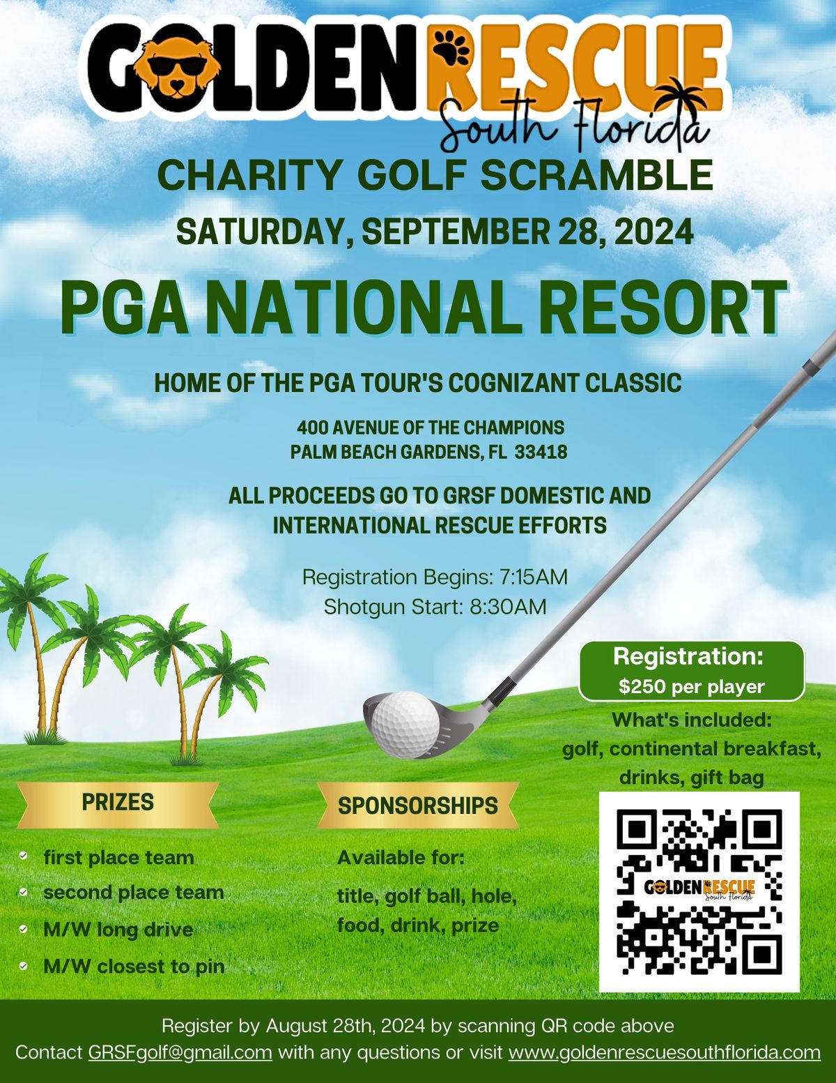 Golden Rescue South Florida Charity Golf Scramble