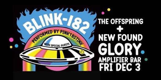 PINK18STINK - Perths Blink-182 Tribute legends w\/special guests