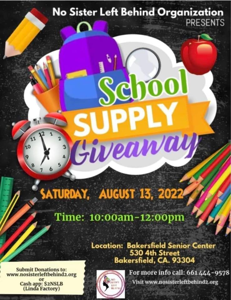 School supply give away