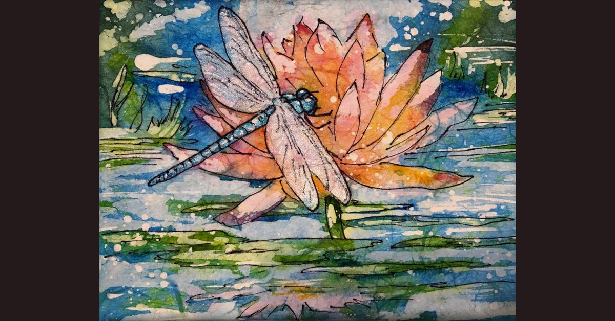 Watercolor Batiking on Rice Paper with Jan Dalton