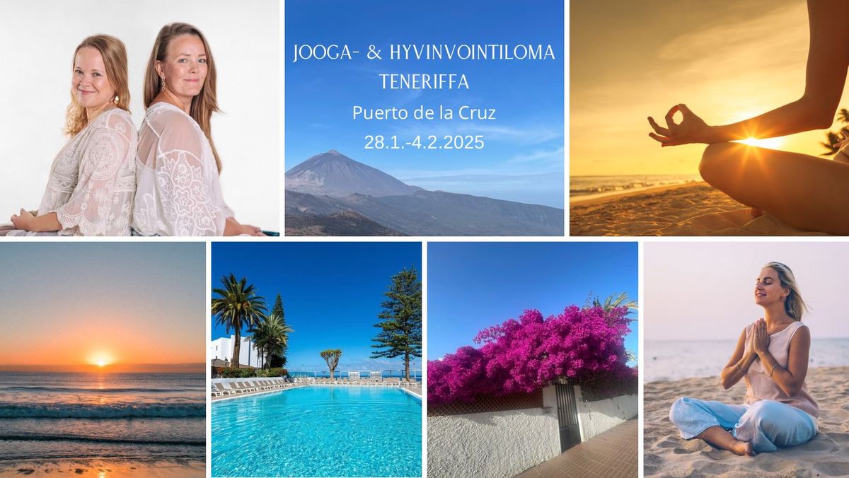 Jooga- & hyvinvointiloma Teneriffalla