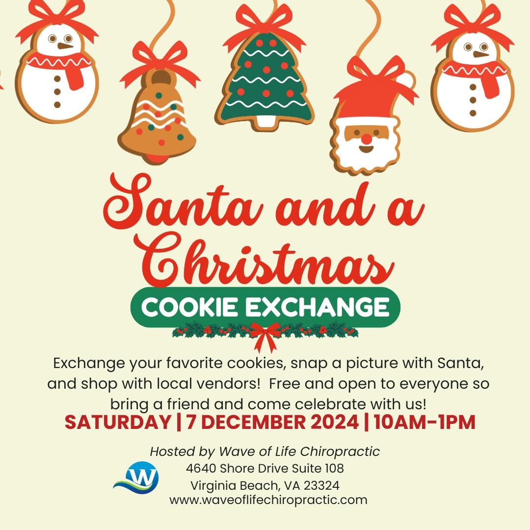 Santa and a Christmas Cookie Exchange