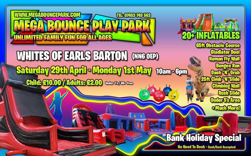 Mega Bounce Play Park - Whites of Earls Barton