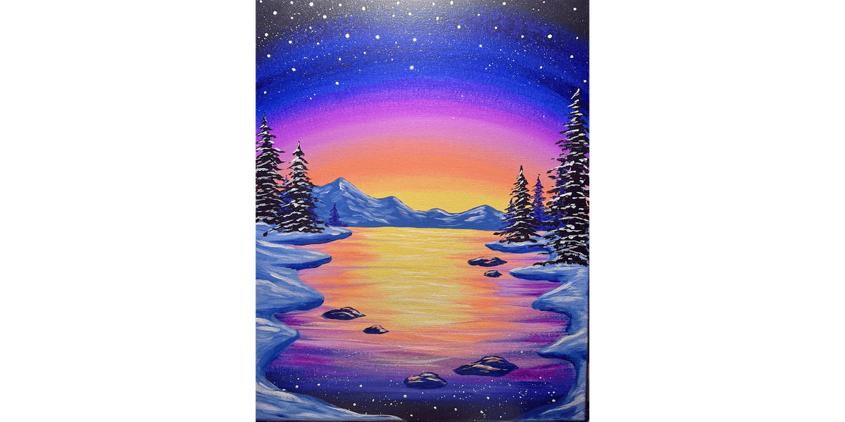 Northern Twilight Glow - Paint and Sip in Tyler | Classpop!\u2122