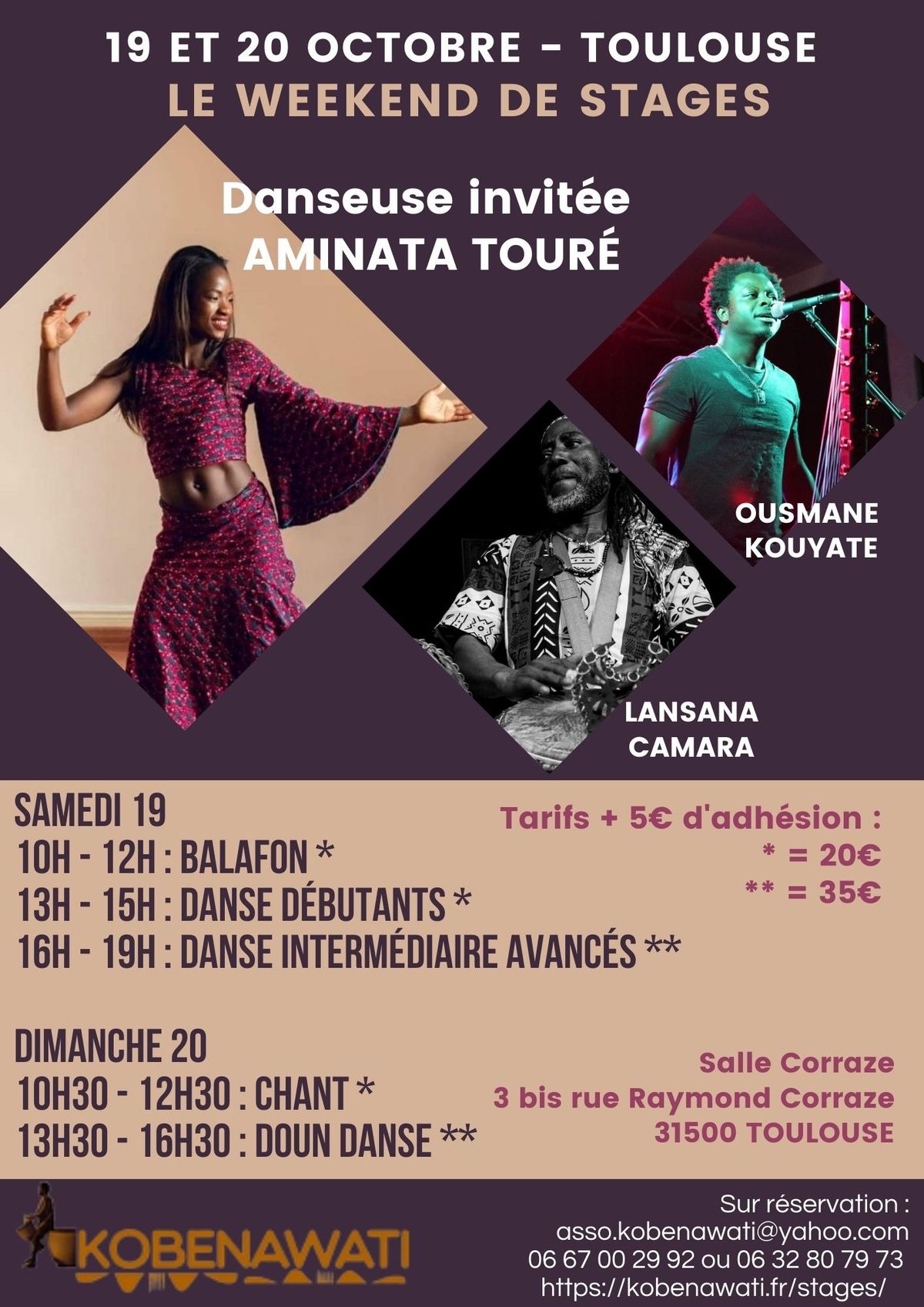 Week-end danse, balafon, chant et doun-danse