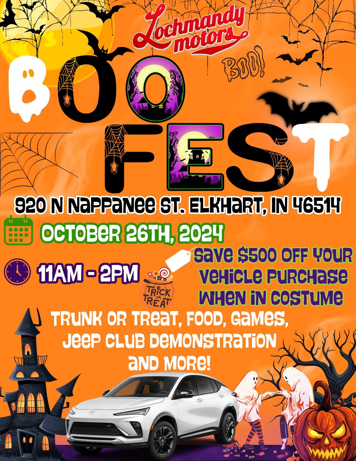 Boofest 2024, Lochmandy Auto Group, Elkhart, 26 October 2024