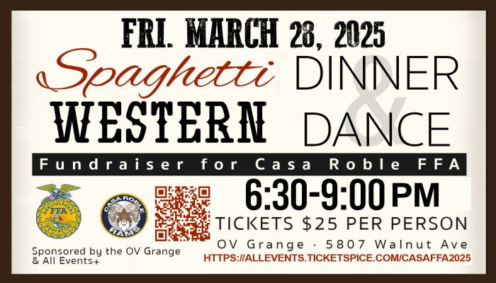 Spaghetti Western Dinner & Dance