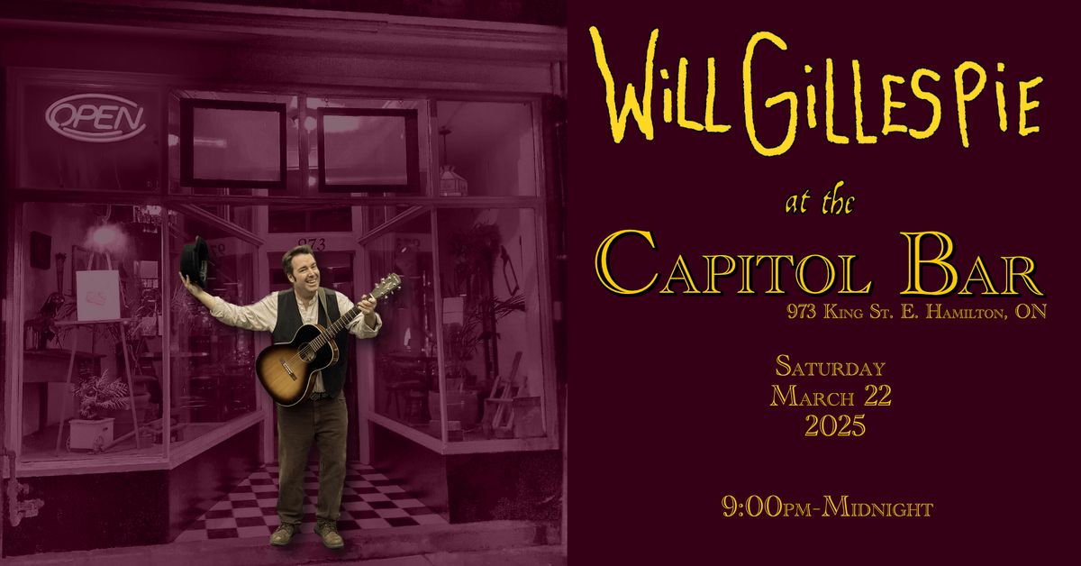 Will Gillespie at the Capitol Bar - Part One