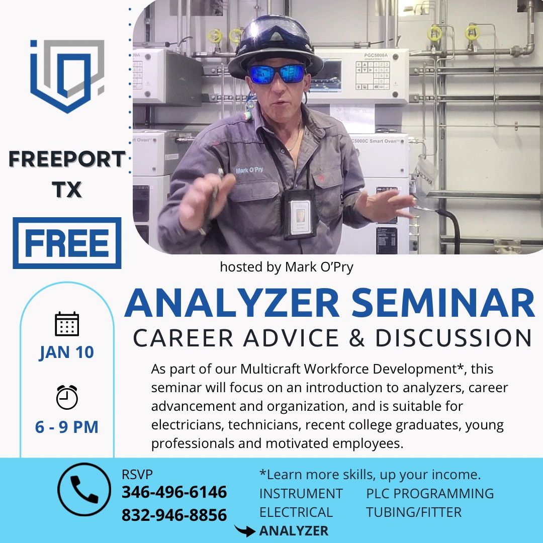 FREE Analyzer Seminar in FREEPORT TX